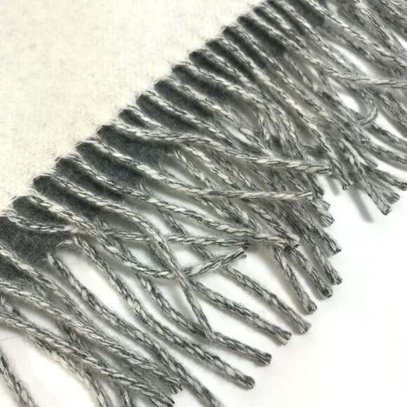 HERMES Authentic White Scarf - Picture 6 of 10